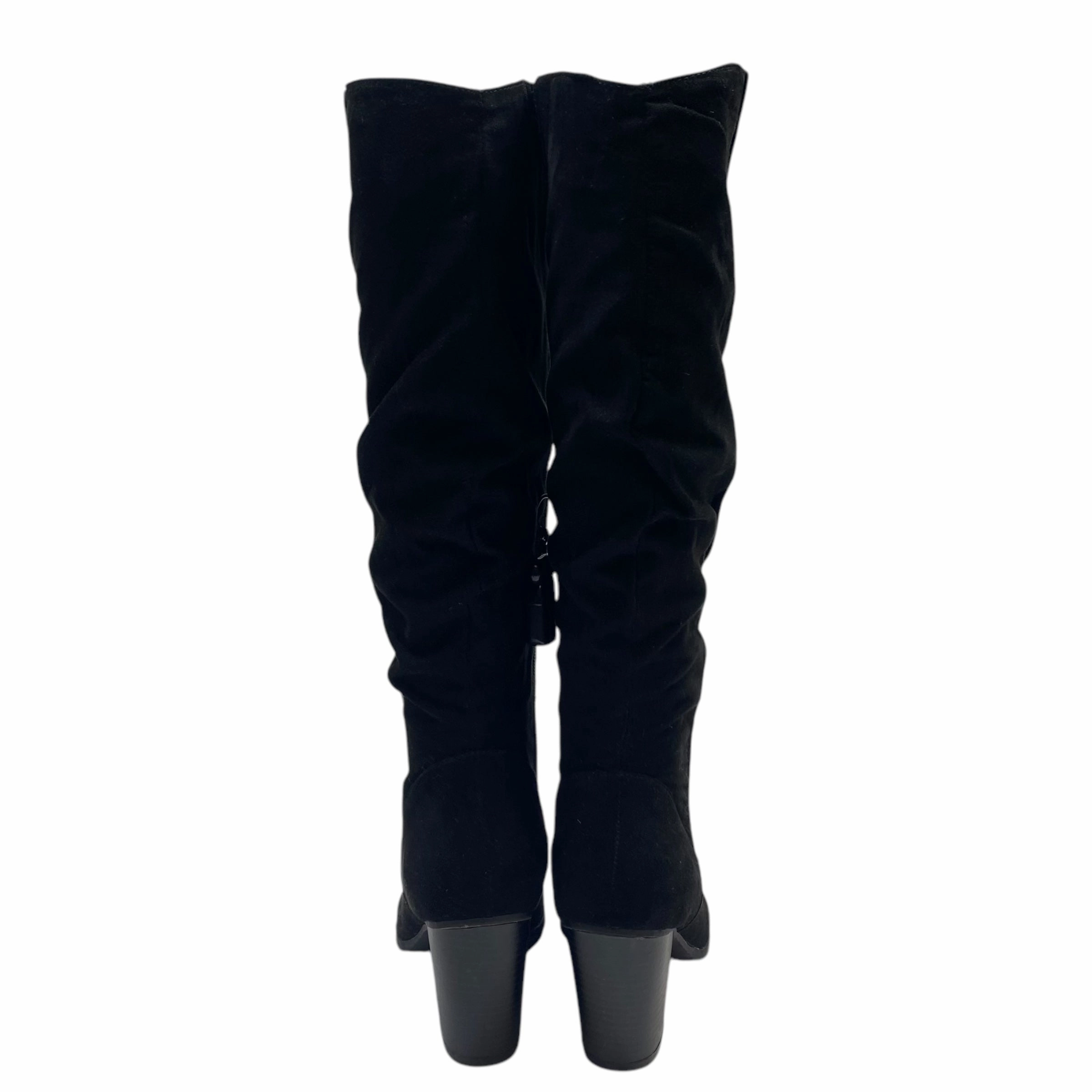 Boots Mid-calf Heels By Rampage In Black, Size: 6.5 High Heel Race Dc