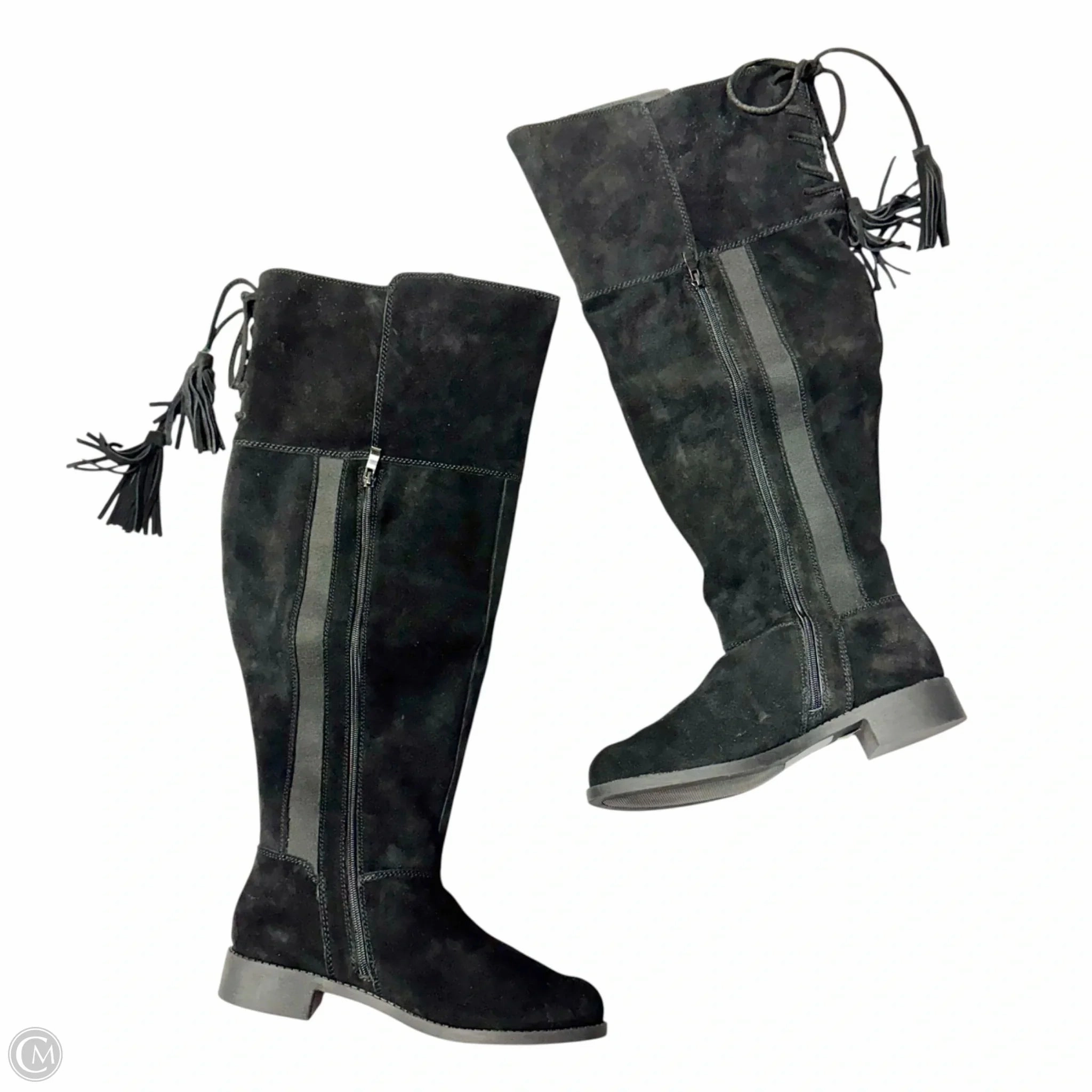 Boots Over-the-knee Flats By Torrid In Black, Size: 10 Mark Nason Boots