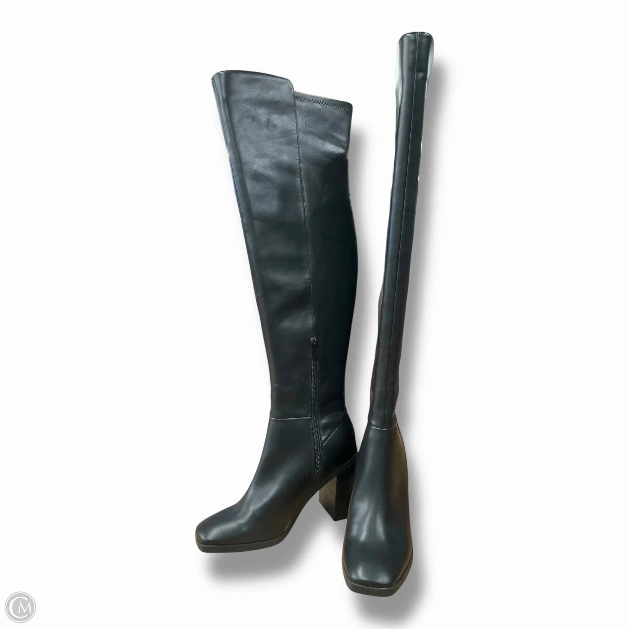 Boots Over-the-knee Heels By Dolce Vita In Black, Size: 7.5 Good Wading Boots