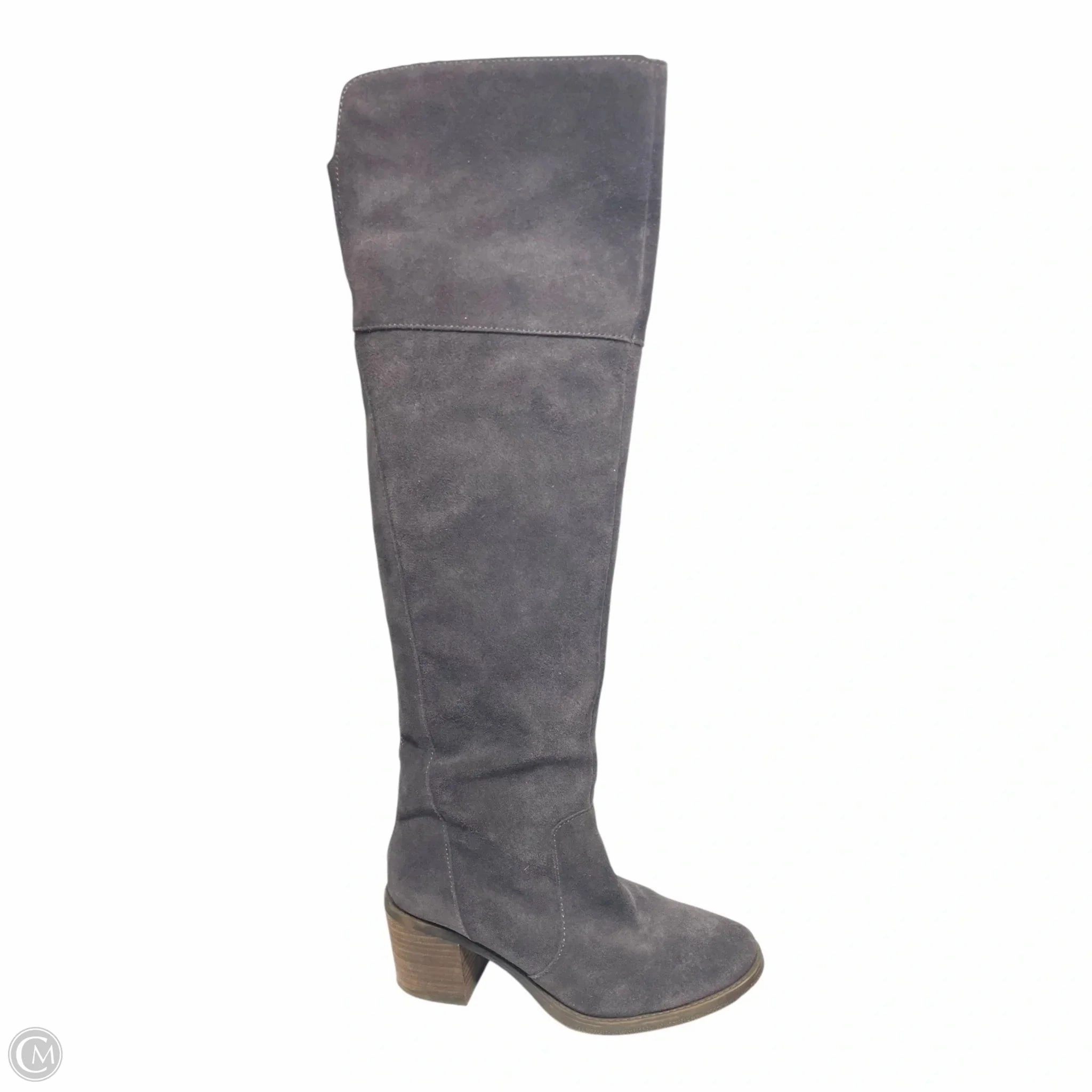 Boots Over-the-knee Heels By Lucky Brand In Brown, Size: 7.5 Equine Bell Boots