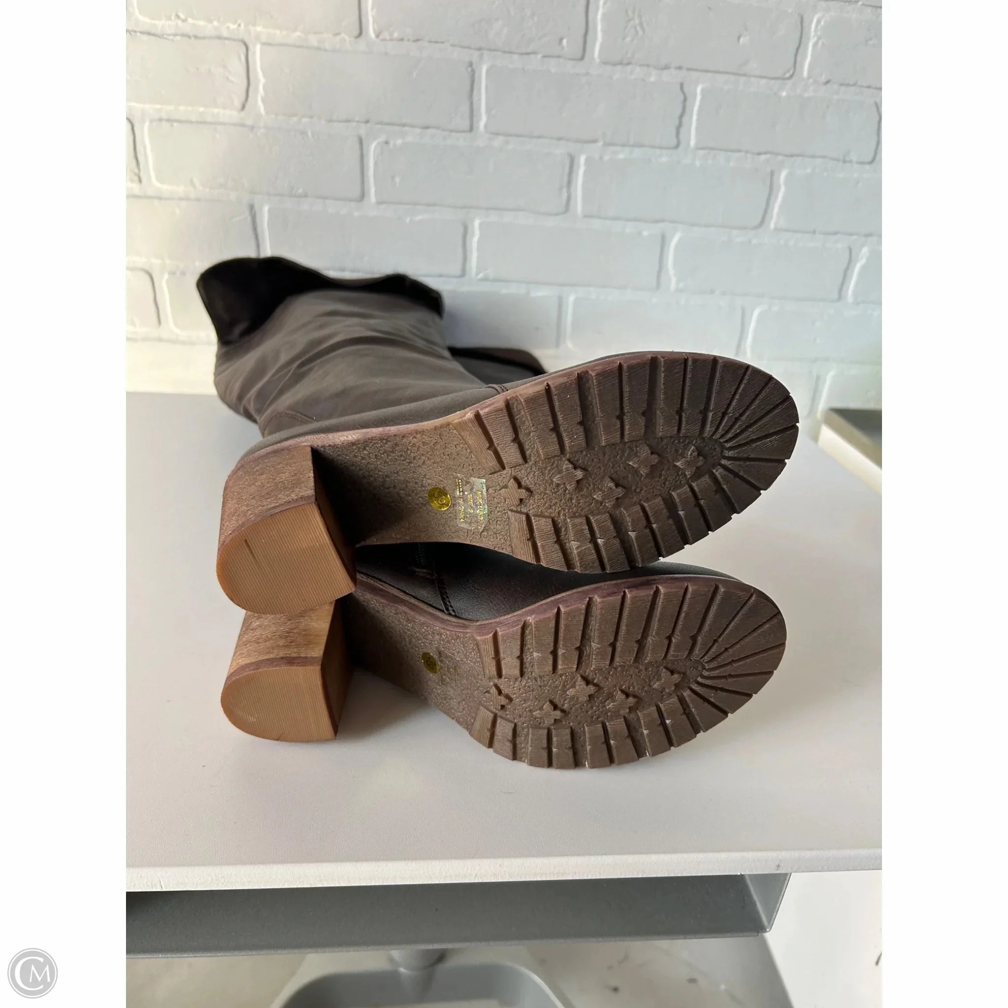 Boots For Women Calf Boots Over-the-knee Heels By Muk Luks In Bronze, Size: 9