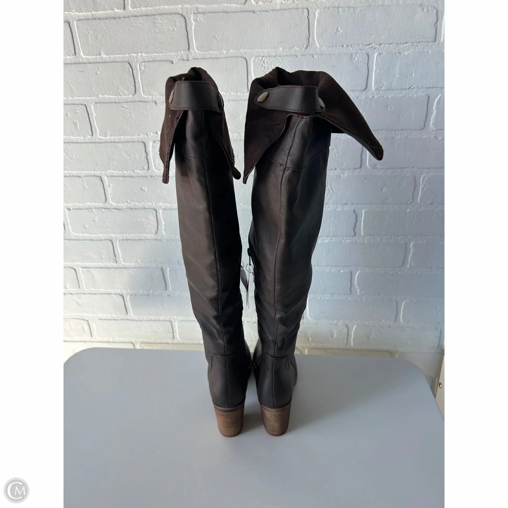 Boots Over-the-knee Heels By Muk Luks In Bronze, Size: 9 Boots Tractor Supply