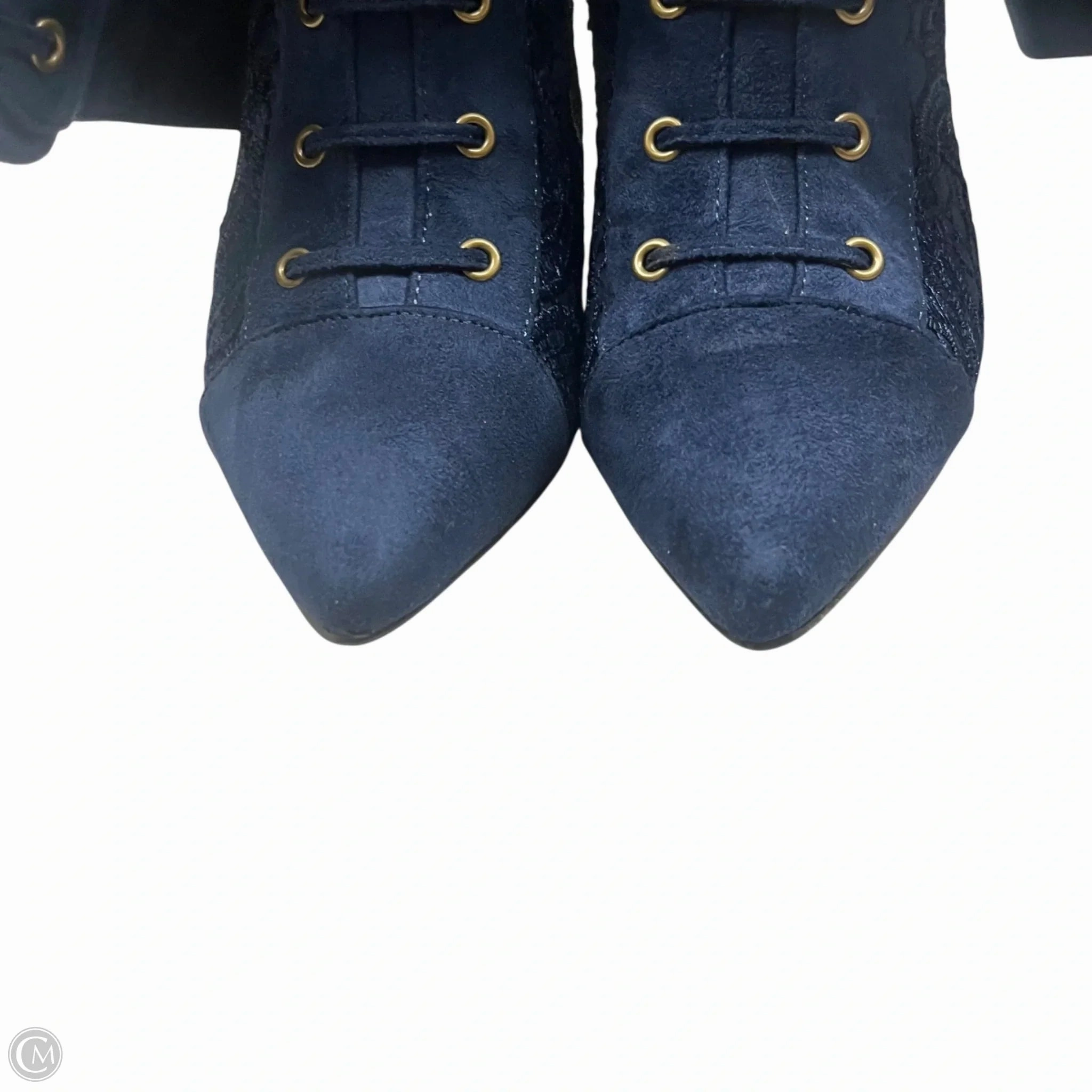 Boots Over-the-knee Heels By Shoedazzle In Blue, Size: 11 Slip On Winter Boots