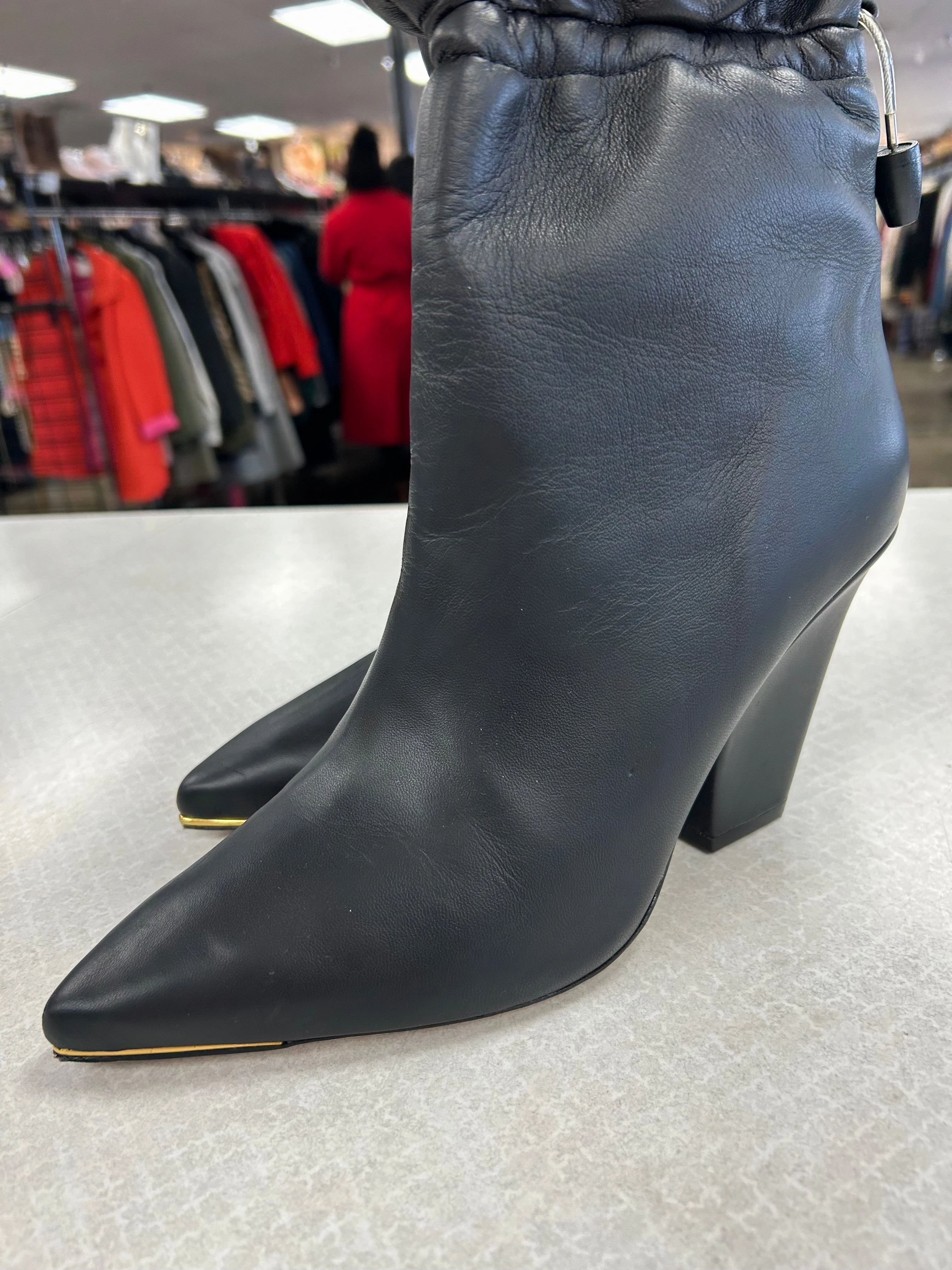 Boho Boots Boots Over-the-knee Heels By Tory Burch In Black, Size: 8.5