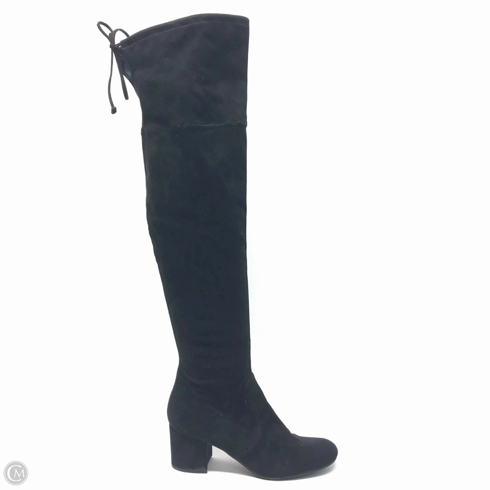 Boots Over-the-knee Heels By Unisa In Black, Size: 9 Sage Boots