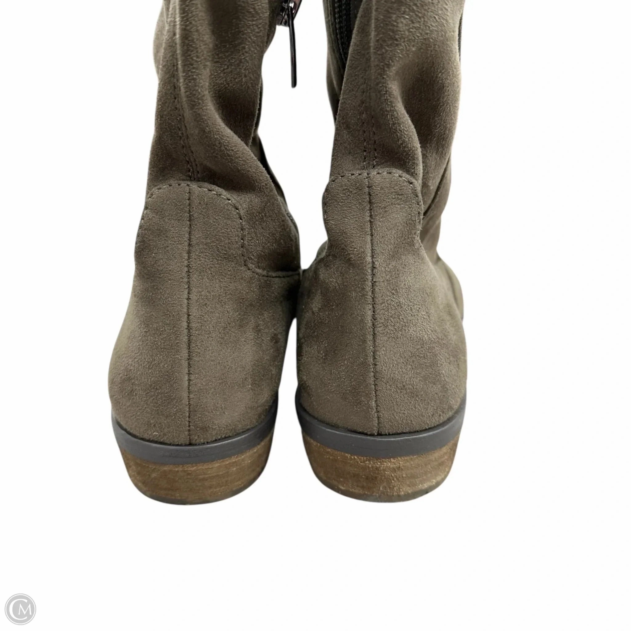 Mudd Boots Boots Over-the-knee Heels By Vince Camuto In Taupe, Size: 10