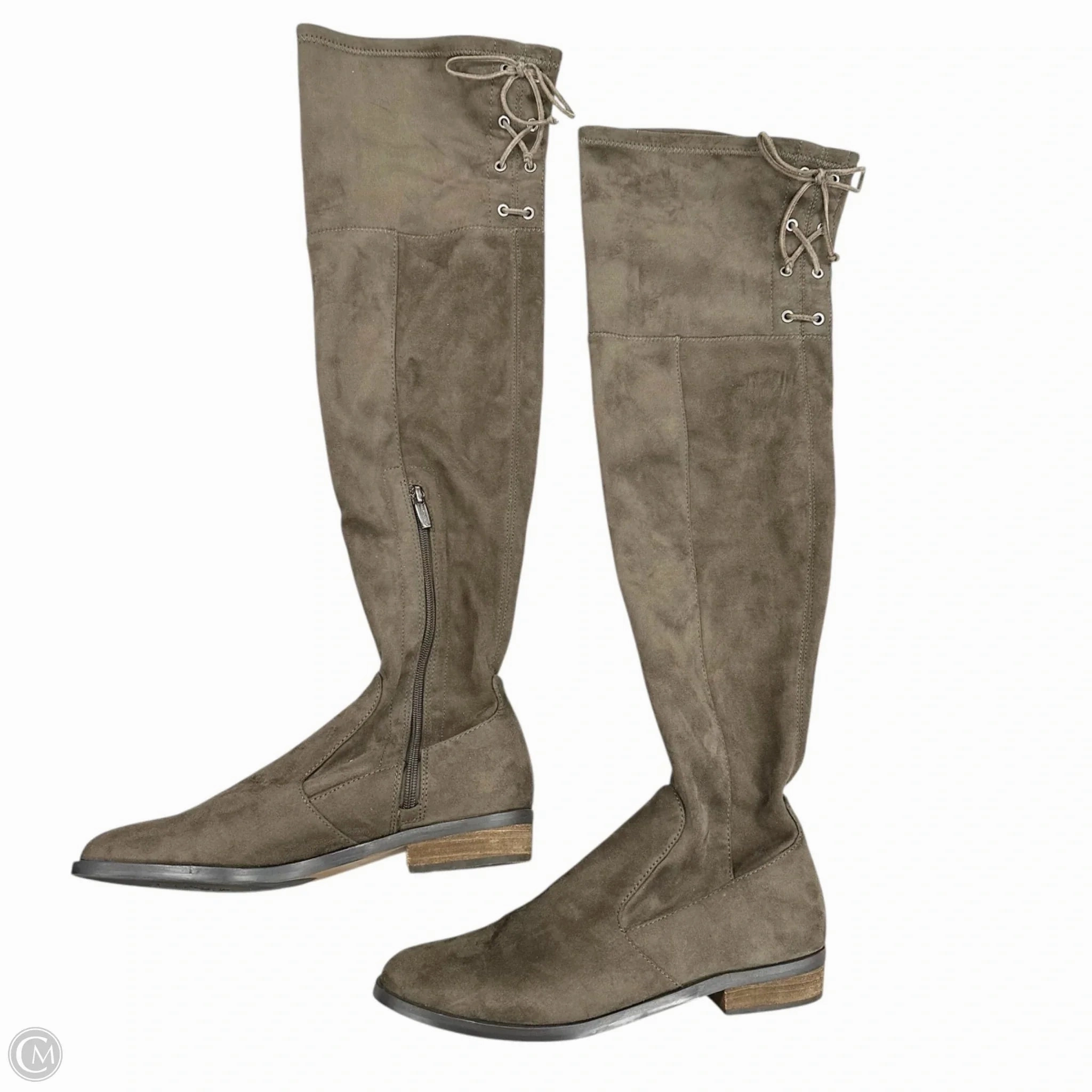 Sabrina Carpenter Boots Boots Over-the-knee Heels By Vince Camuto In Taupe, Size: 10