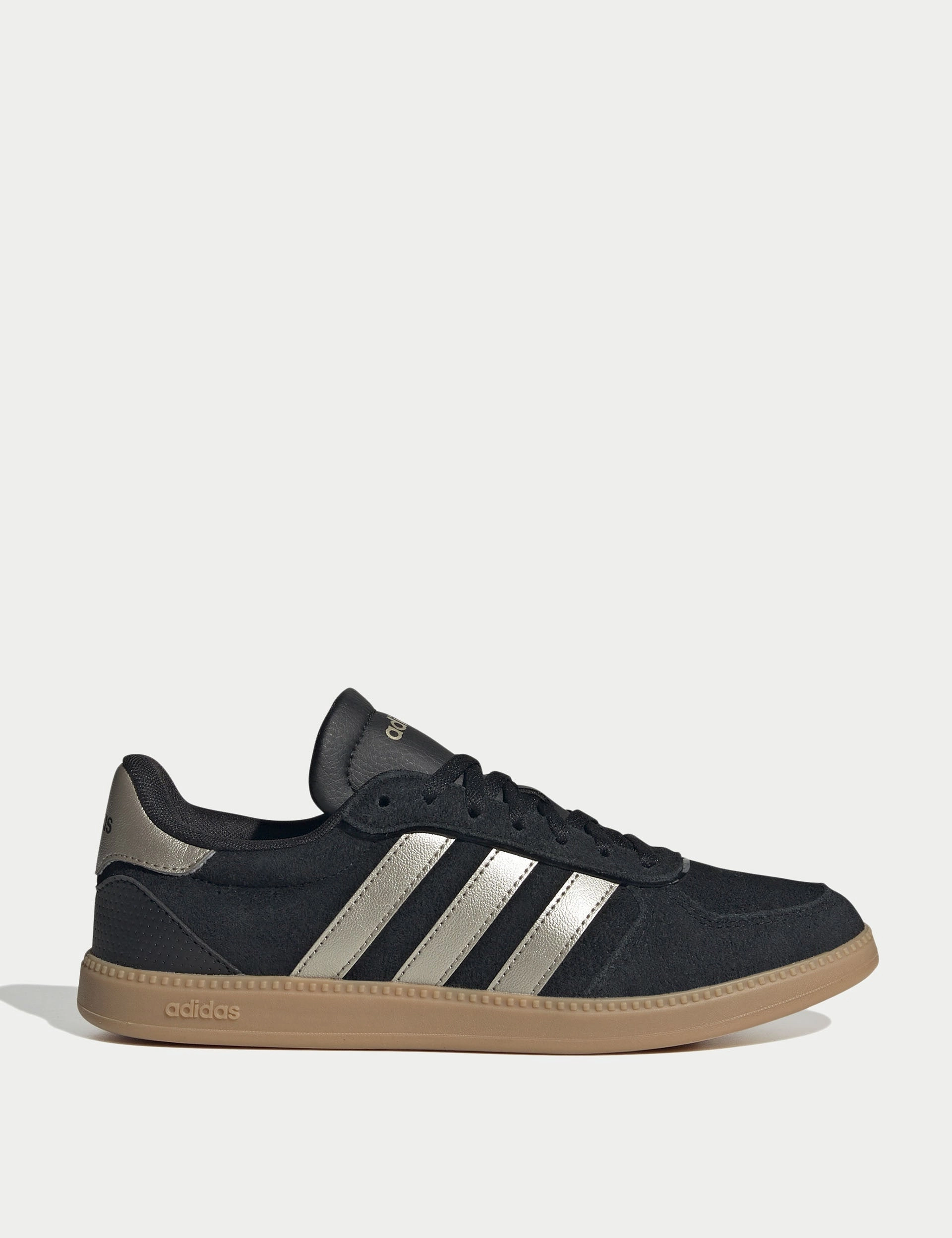 Breaknet Sleek Shoes - Core Black/Cyber Metallic/Gum 3 Adidas Ozrah Shoes