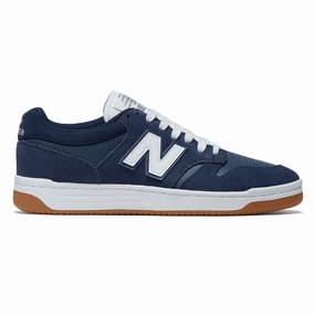 Mens New Balance 990 V5 New Balance 480 Shoes - Navy/White