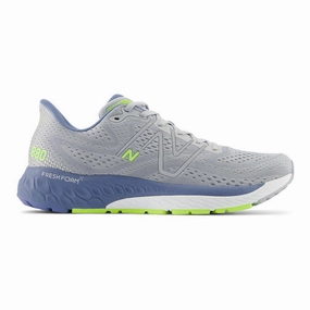 Men's New Balance Fresh Foam X 880v13, Aluminum Grey/Mercury Blue, 8 2E Wide New Balance Hombre