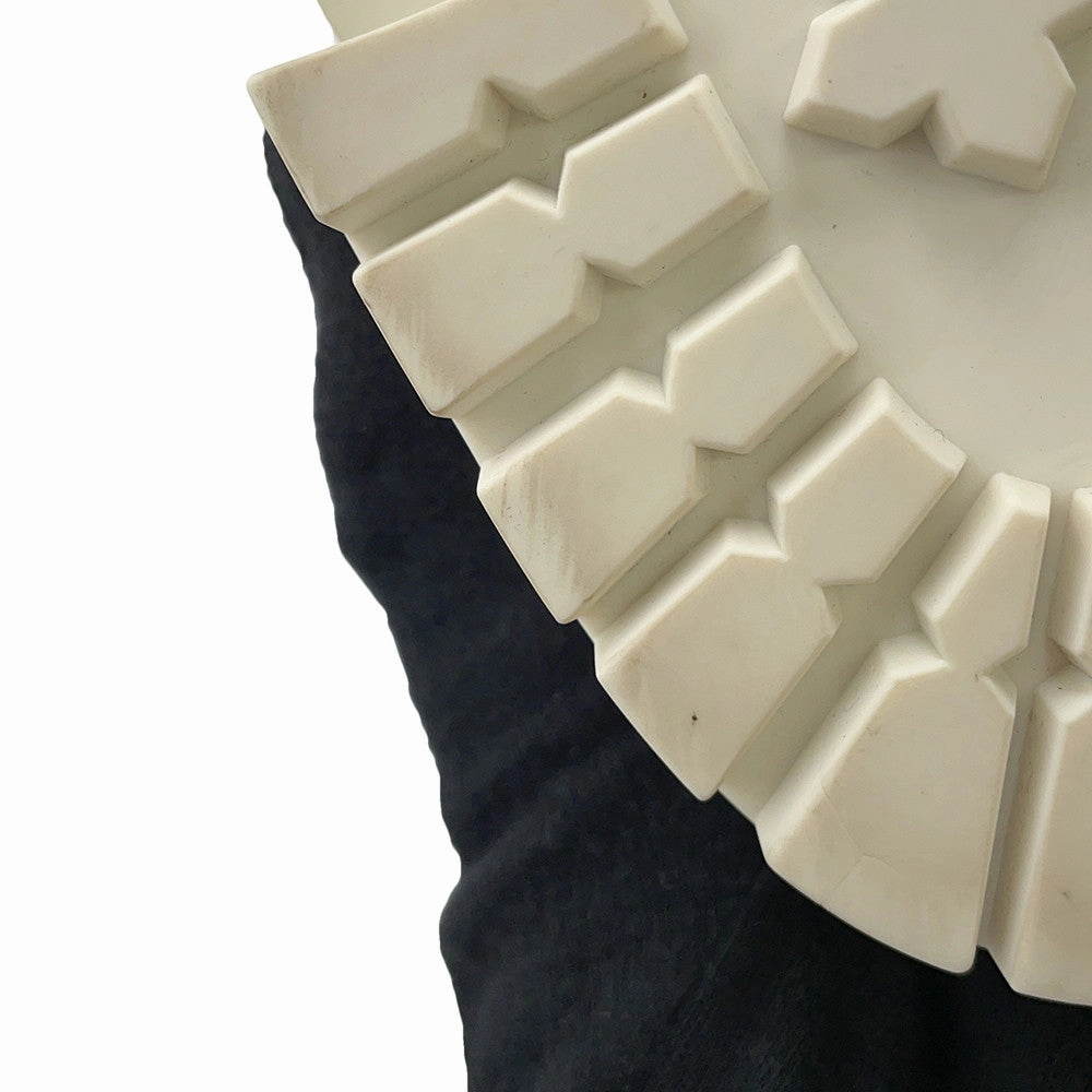 Bertuchi Boots Dior D-LEADER Cannage Mid-Length Boots IvoryKDI733CQC Calf Leather Size 38