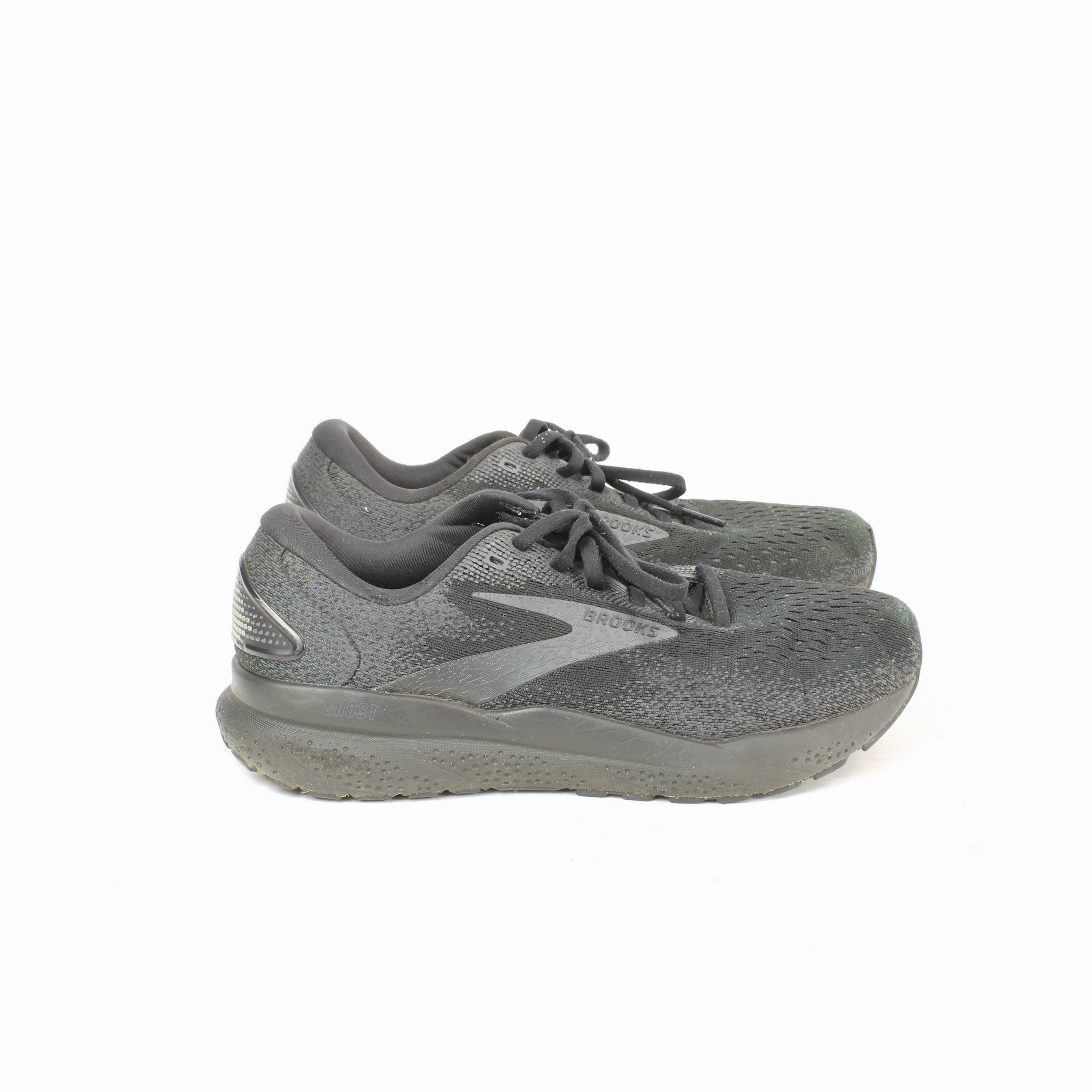 On Cloud Shoes Running Brooks Black Mesh Sneakers