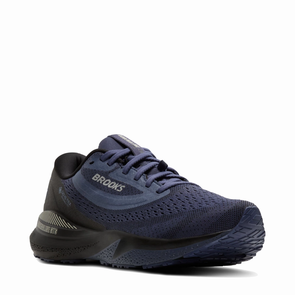 Five Fingers Waterproof Shoes Brooks Women's Adrenaline GTS 24 GTX Waterproof Sneaker in Black/Nightshadow/Coconut