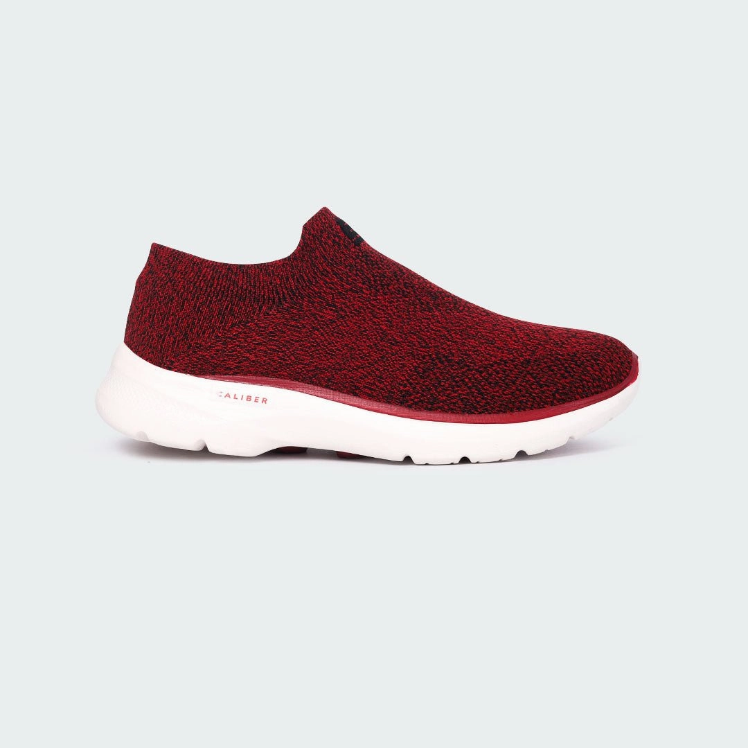 Caliber Shoes Maroon Sport Shoes For Women (FLORA 788) Running Shoes For Foot Pain