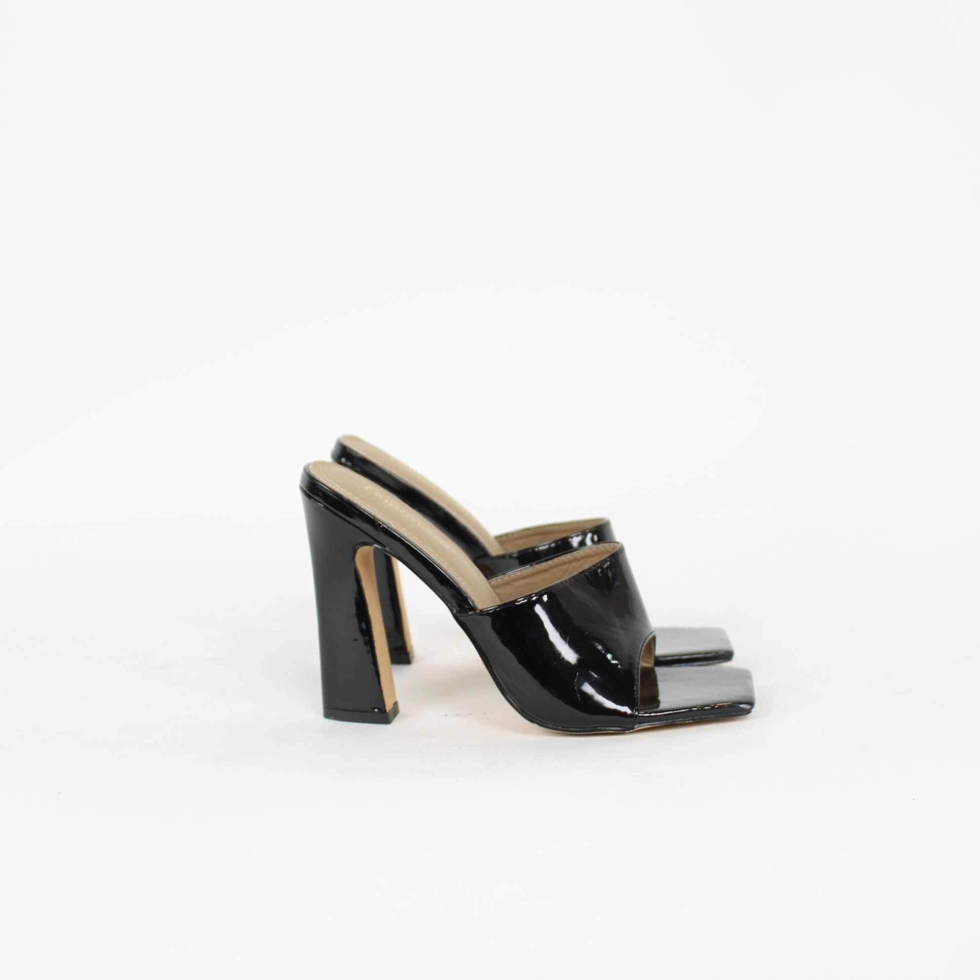 Lemonade Black Open Toe Heels Black Boots With Heels Knee High