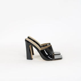 High Heels Shoes Pictures Lemonade Black Open Toe Heels