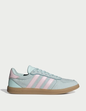 Breaknet Sleek Shoes - Halo Mint/Clear Pink/Mint Ton Adidas Fold Over Shoes