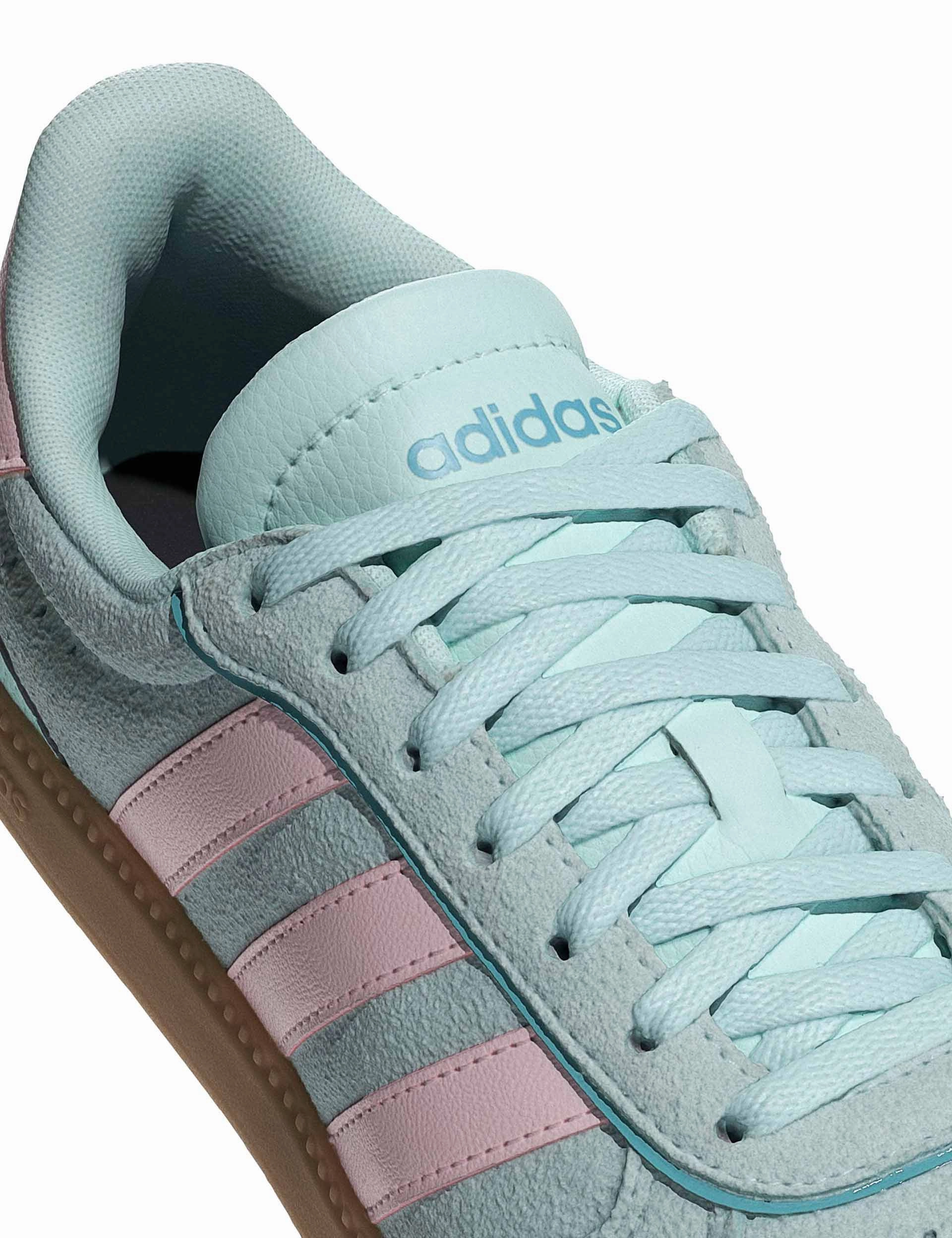 Breaknet Sleek Shoes - Halo Mint/Clear Pink/Mint Ton Adidas Throwing Shoes
