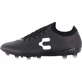 Size 14.5 Soccer Cleats Charly Genesis PFX FG - Black-White