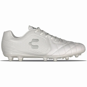 Charly Legendario 2.0 LT FG - White Best Defender Cleats For Soccer
