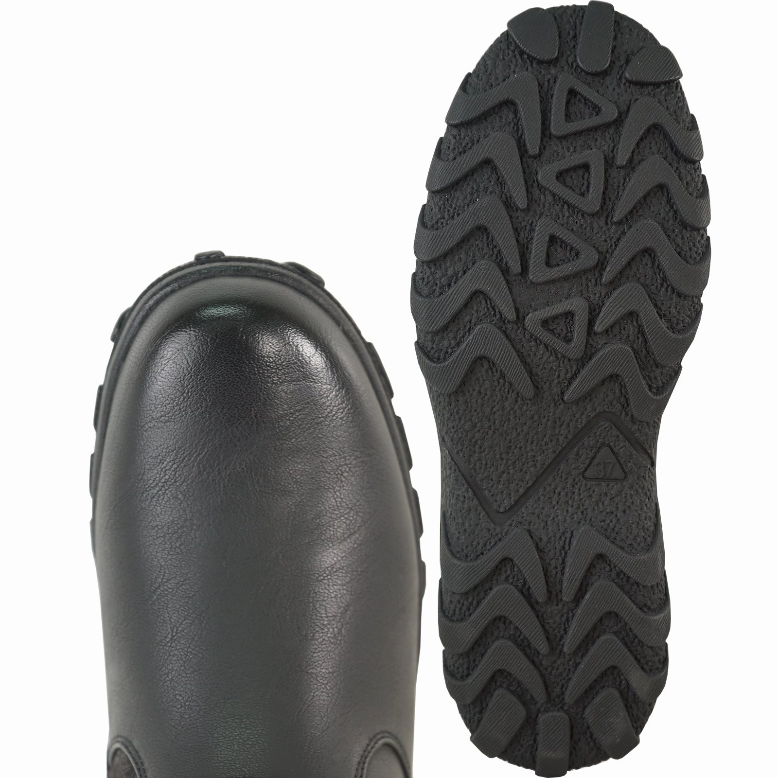 Old Gringo Cowboy Boots VANGELO Waterproof Women Boot HF3595 Mid-Calf Winter Fur Casual Boot BLACK