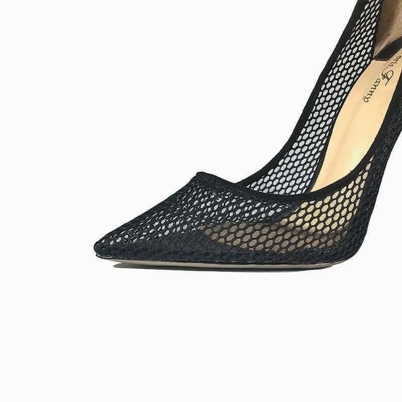 Lace Patent Leather High Heels Pumps 2 Inch High Heels