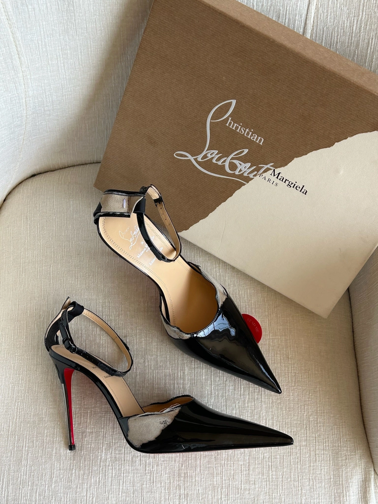 Christian Louboutin x Margiela 'Bilougiela 25' Heels - Women's 38.5 High Heel Domination