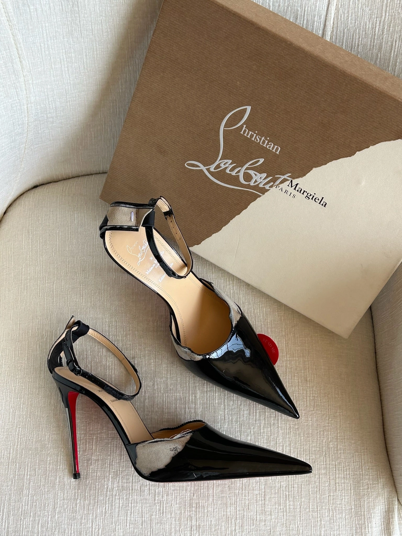 Christian Louboutin x Margiela 'Bilougiela 25' Heels - Women's 38.5 Sexy In High Heels