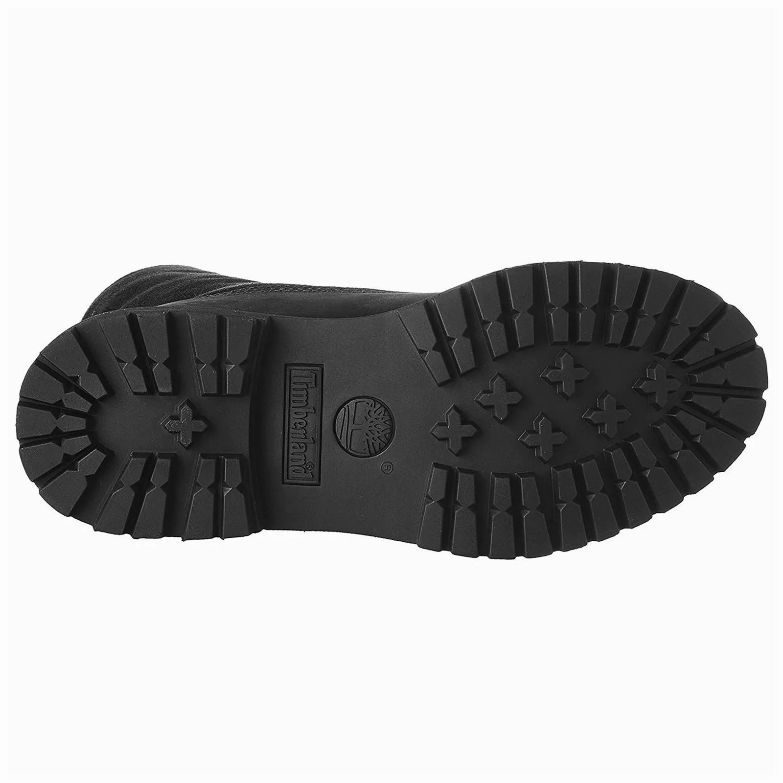 Timberland Authentics 6 Inch Teddy Fleece Leather Suede Women's Black Ankle Boots Pierre Darre Ankle Boots