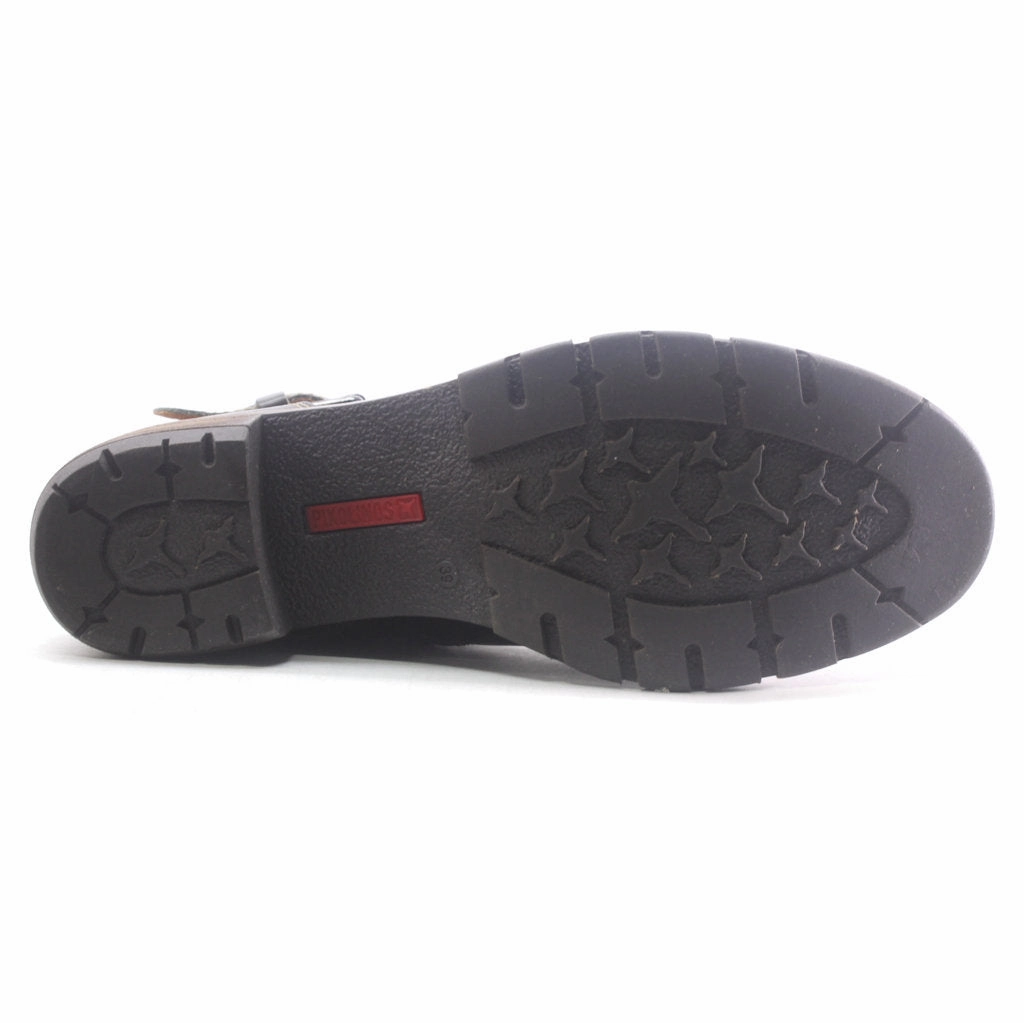 Pikolinos San Sebastia Calfskin Leather Women's  Zip Up Ankle Boots Sam Edelman Cowboy Ankle Boots