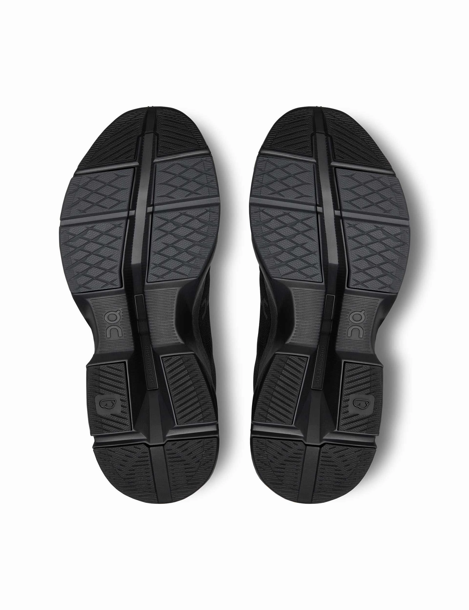 Cloudpulse - Black/Eclipse Running Shoes With Springs