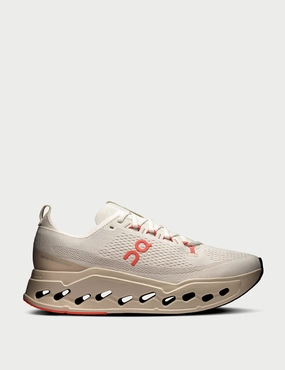 Best Shoes For Running Marathon Cloudsurfer Max - Ivory/Salmon