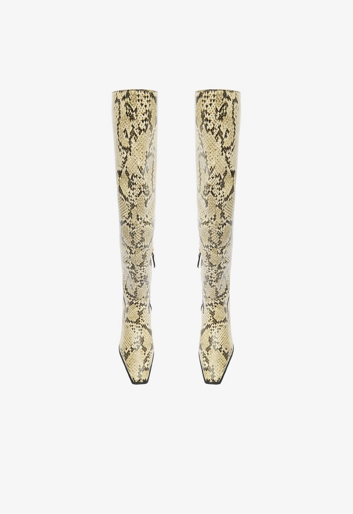 Cow Print Western Boots Helena Over the Knee Boot