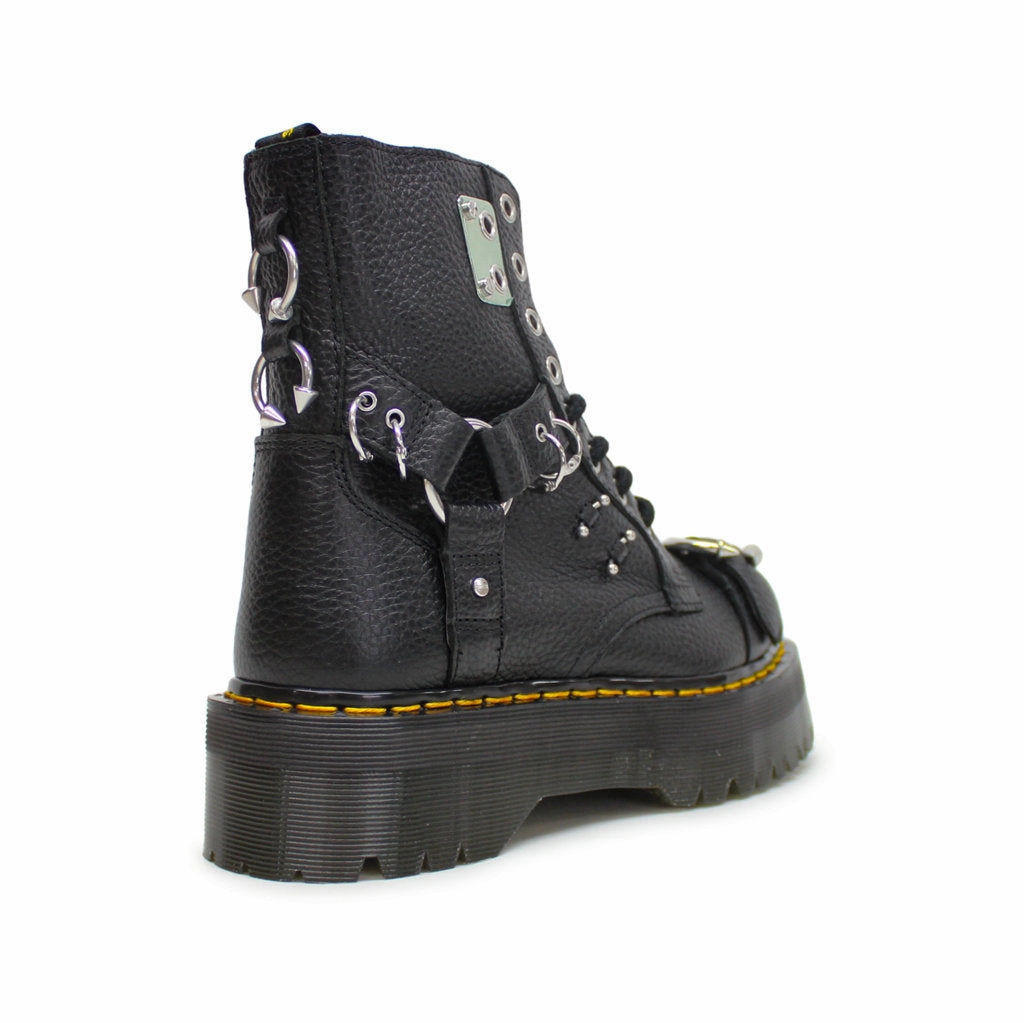Dr. Martens Jadon HDW Milled Nappa Leather Unisex Ankle Boots Ankle Boots With Little Heel