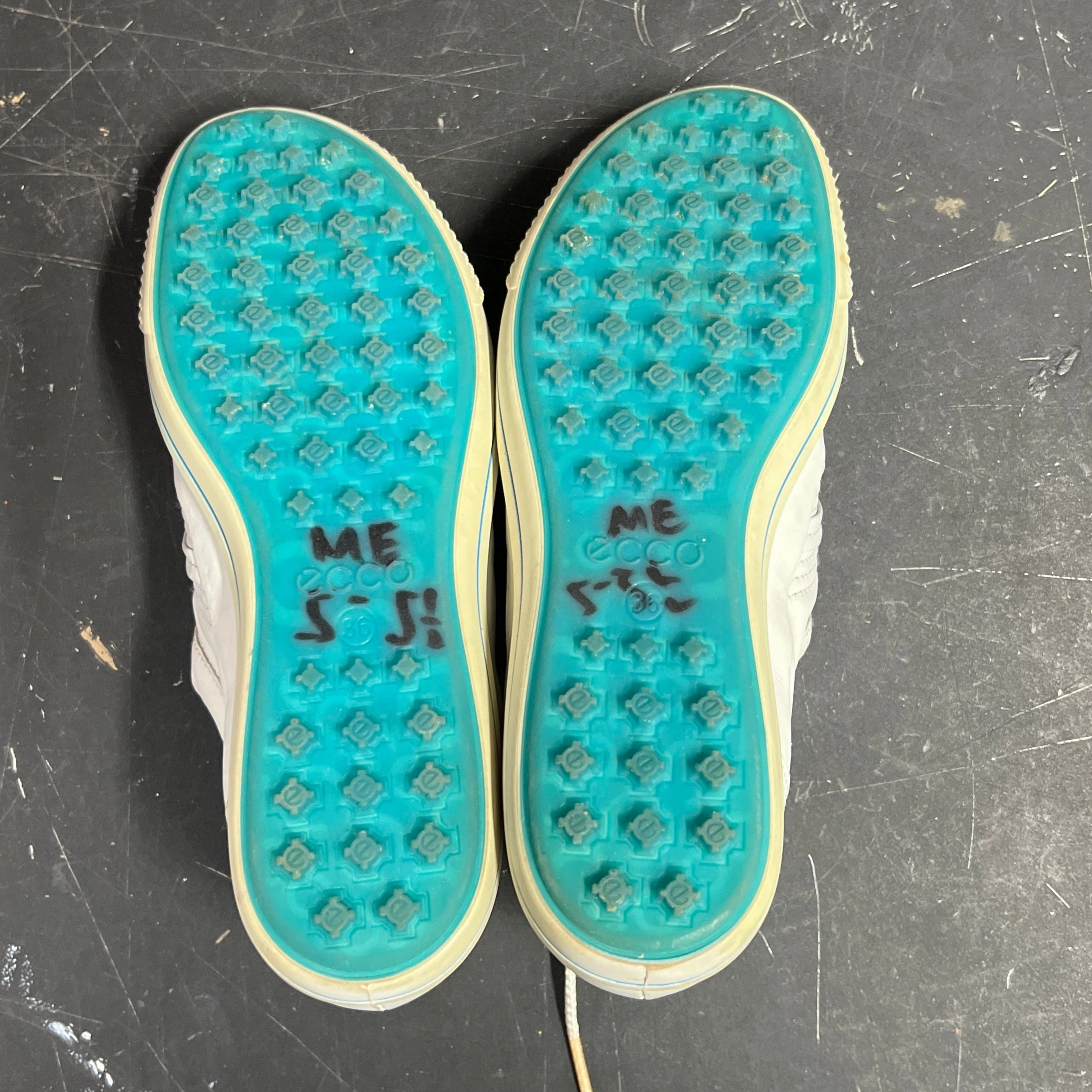 2 Pair Womens Ecco Spike-less Golf Shoe 36EU Good Climbing Shoes Sale