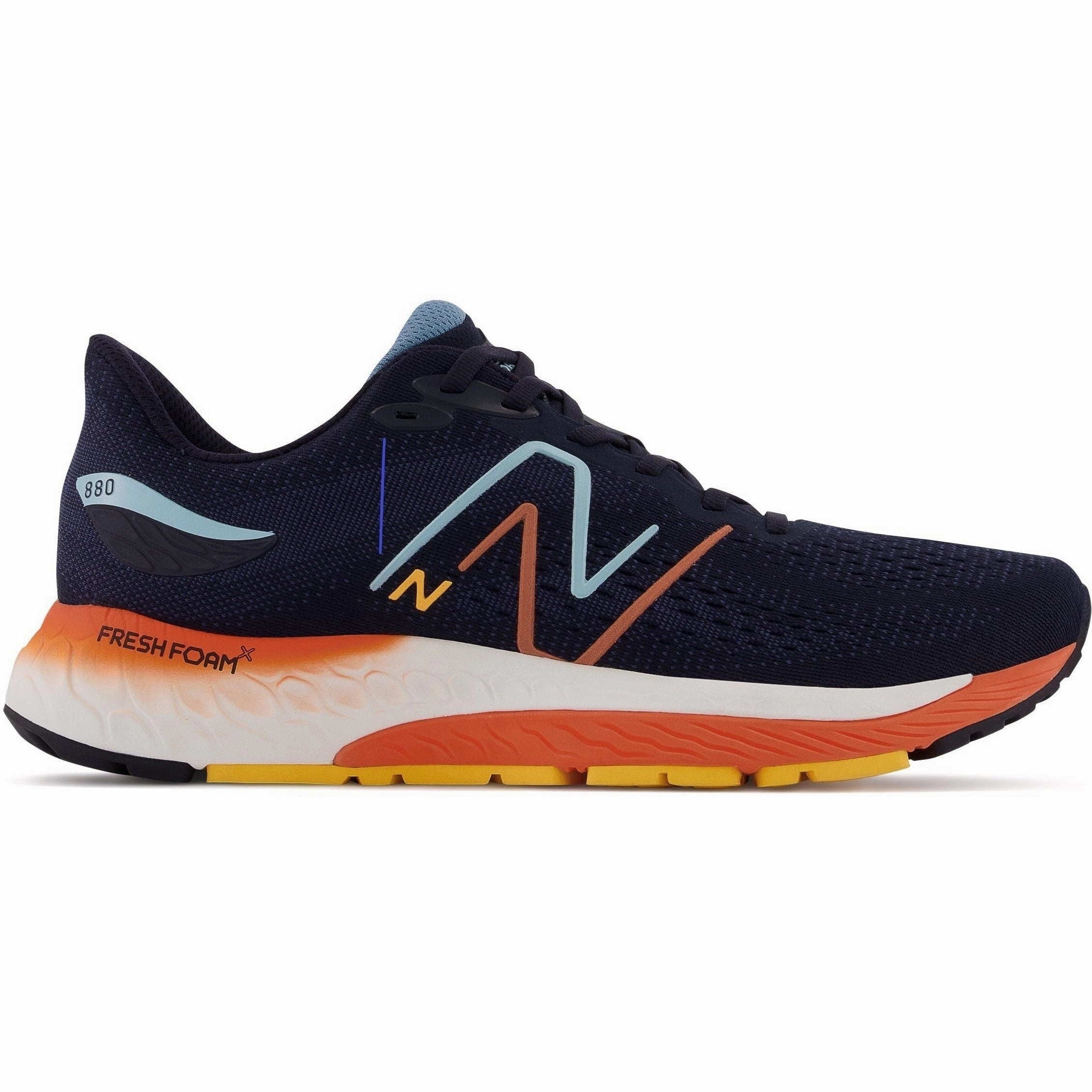 Men's New Balance Fresh Foam X 880v12, Eclipse/Vibrant Apricot, 12.5 2E Wide New Balance 2002r Size 13
