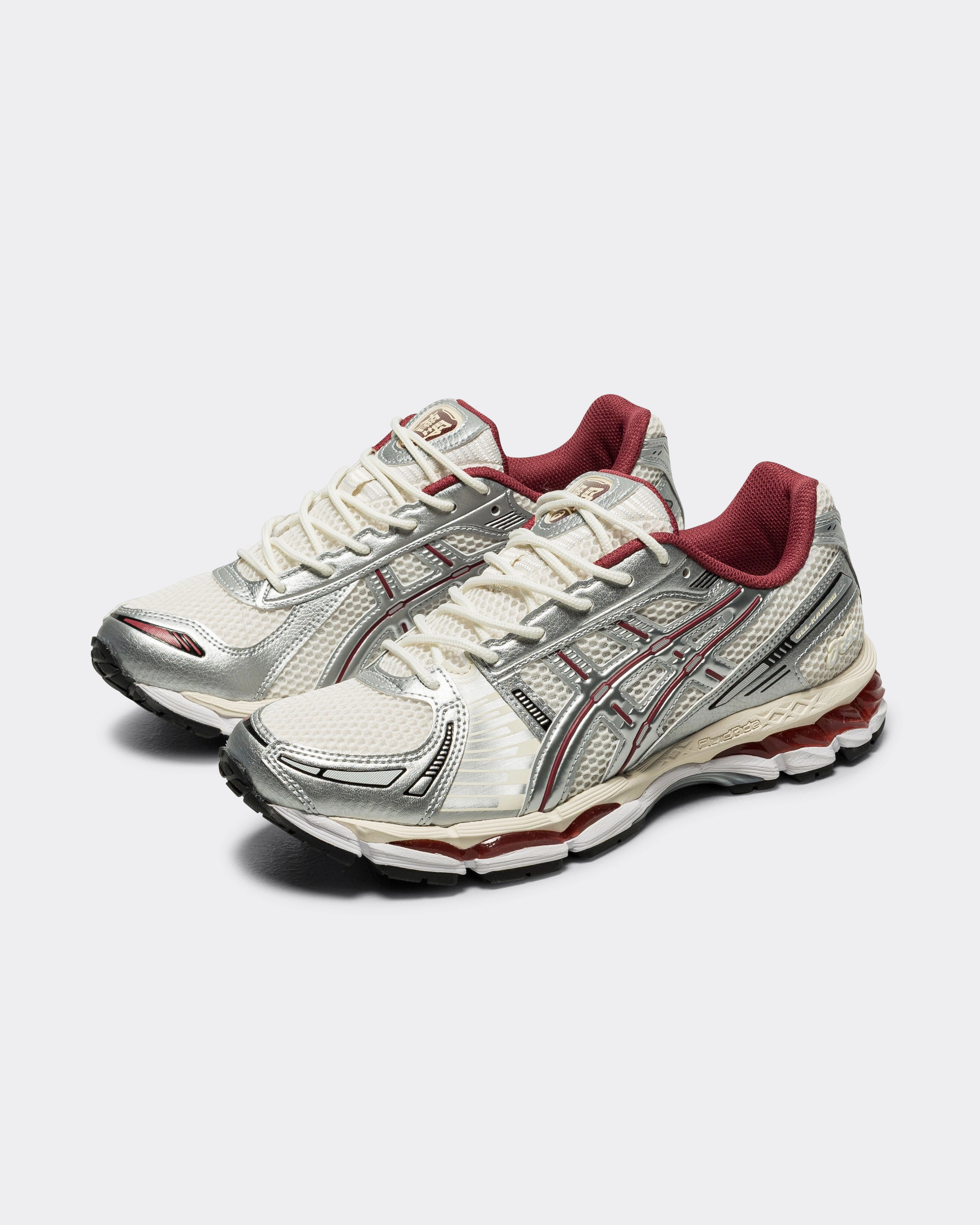 GEL-Kayano 12.1 - Cream/Pure Silver Asics Gel Resolution 5 Tennis Shoes