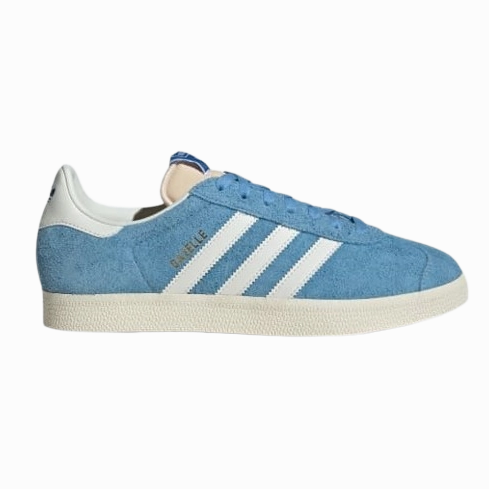Adidas Men's Gazelle Shoes - Light Blue / Off White / Cream White Cheap Adidas Shoe