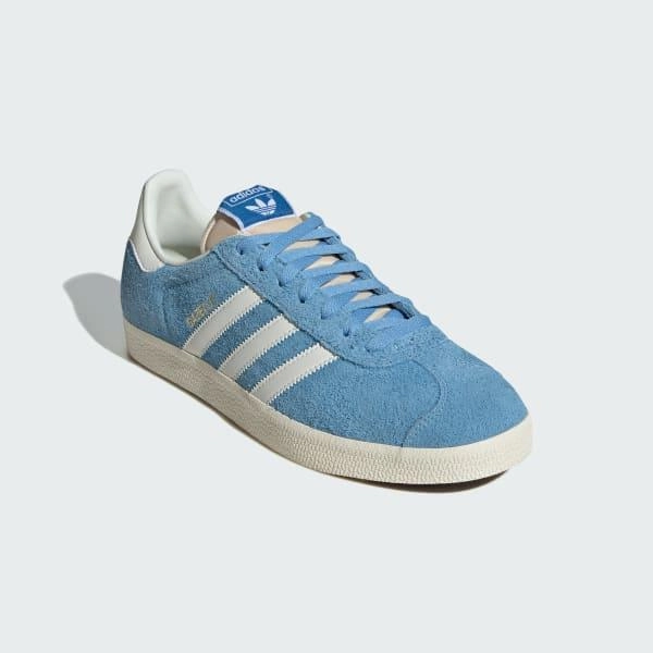 Adidas Men's Gazelle Shoes - Light Blue / Off White / Cream White Adidas Crazyfast Indoor Soccer Shoes