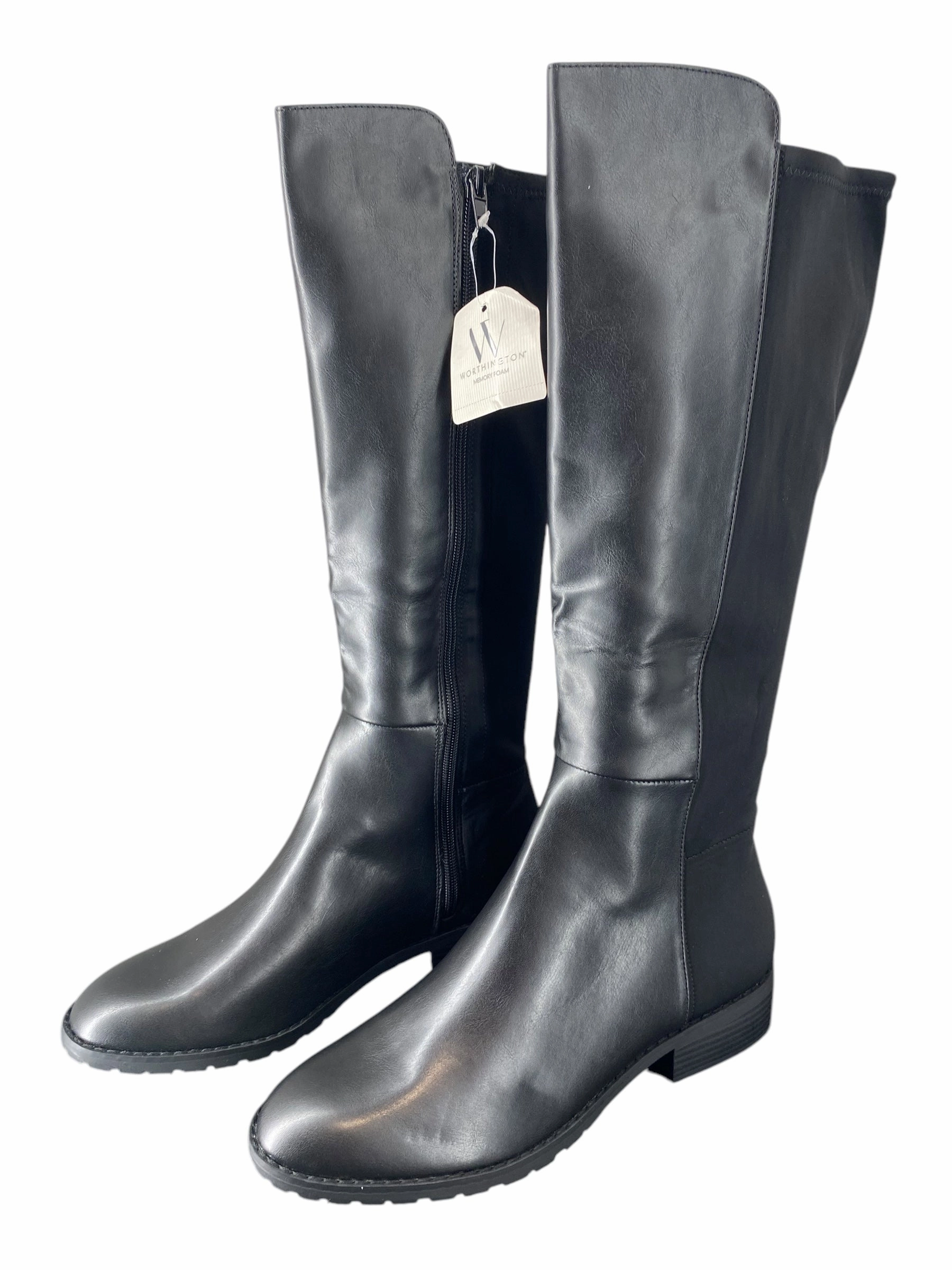 Boots Mid-calf Flats By Worthington In Black, Size: 10 Thermoball Boots