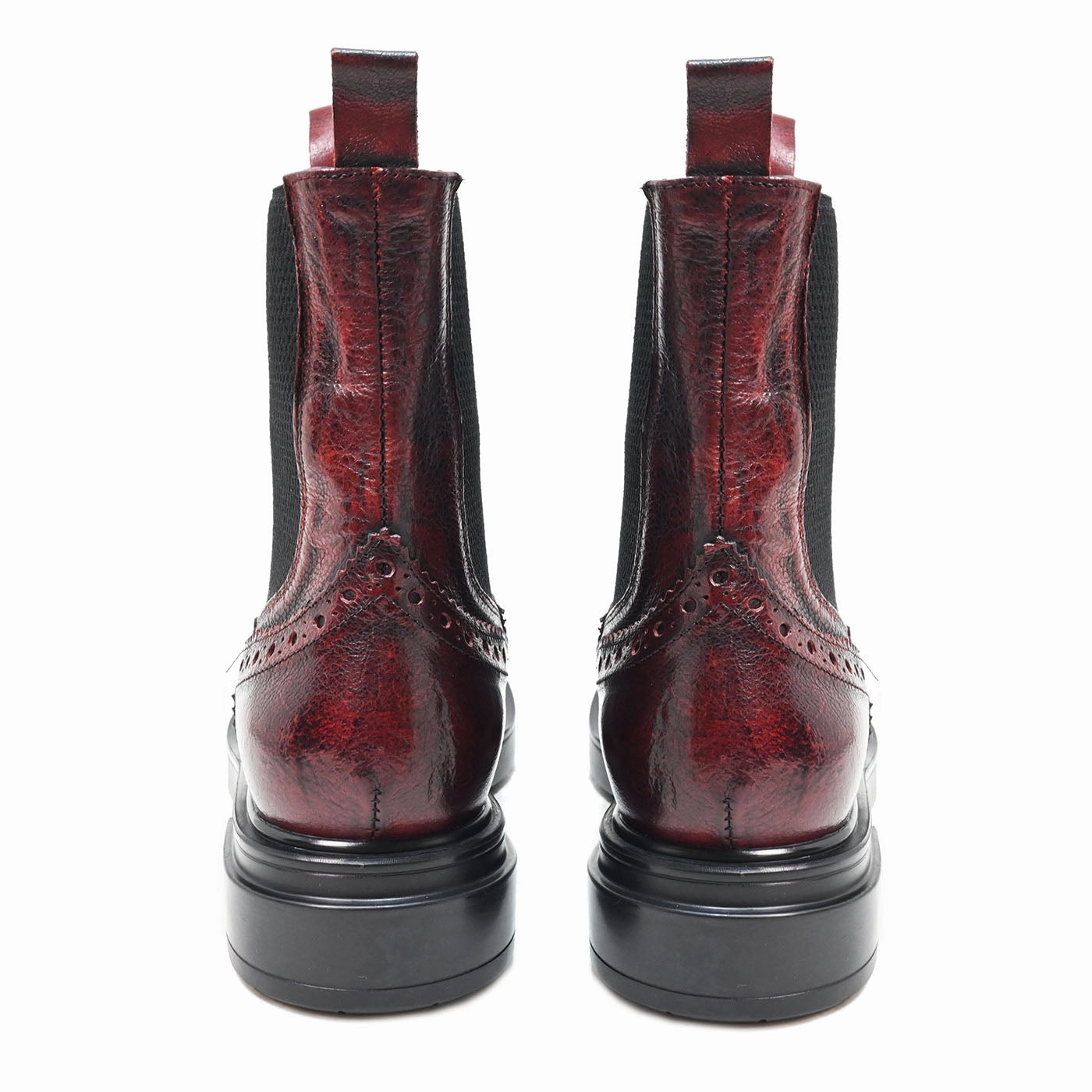 LELA 03 - chelsea ankle-boots leather RUBY Thick Heeled Ankle Boots