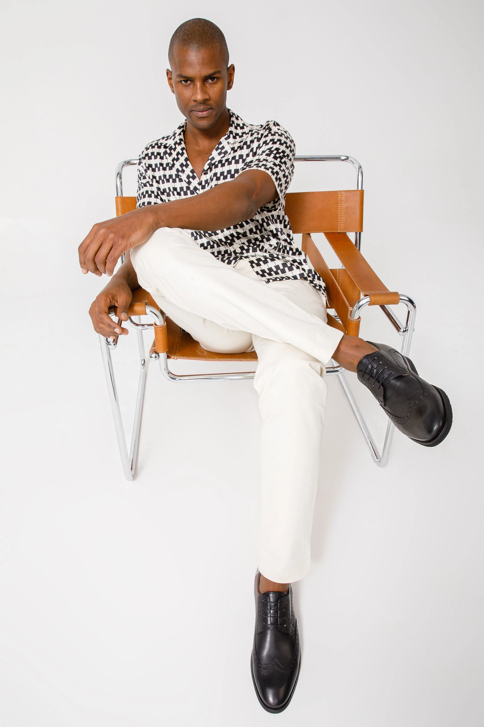 The Molise Black Wingtip Semi Brogue Derby Men  Shoe  Final Sale! Lace Up Shoe Boots