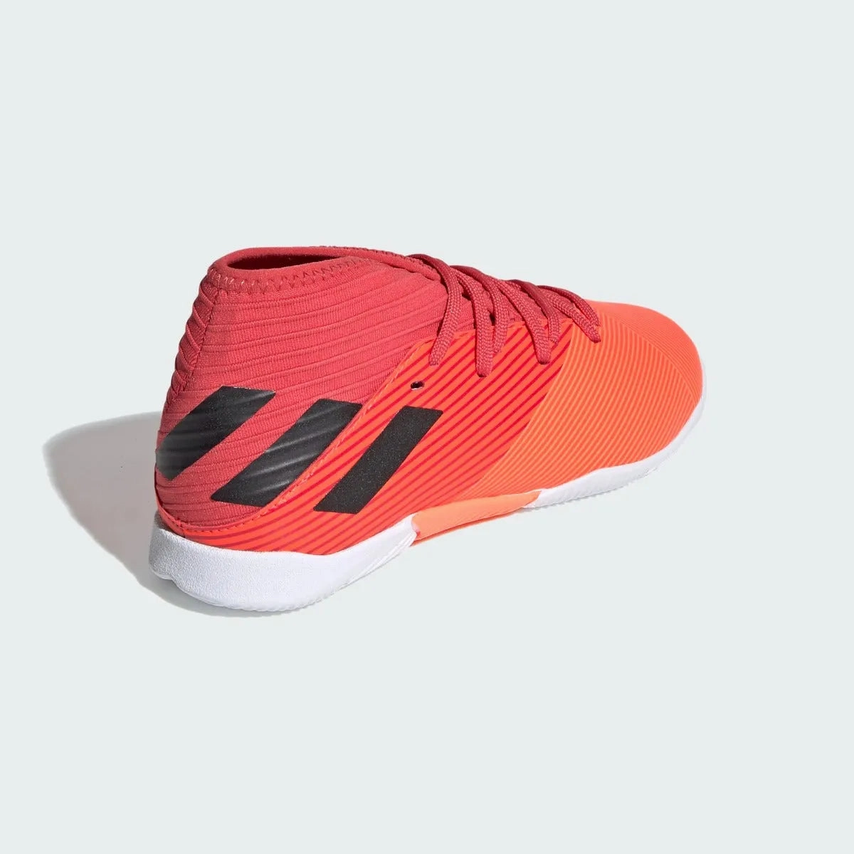 Soccer Cleat Sole Separation Adidas JR Nemeziz 19.3 IN - Signal Coral-Black