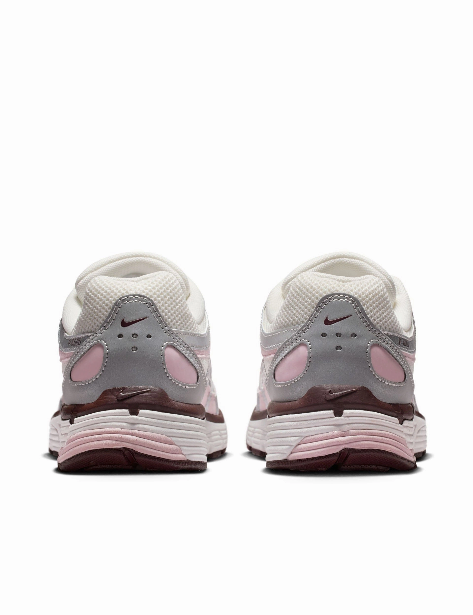 P-6000 Shoes - Summit White/Plum Chalk/Metallic Silver Christmas Running Shoes