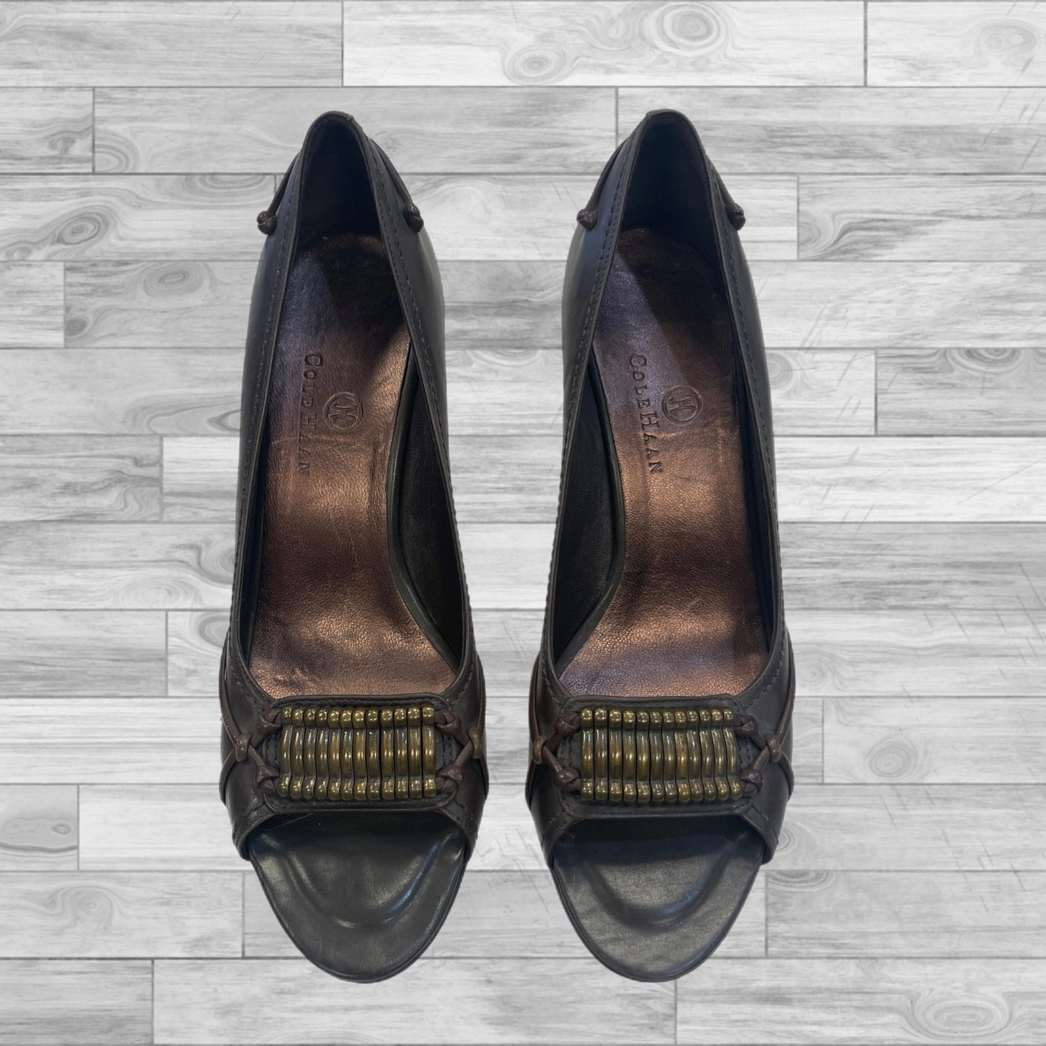 Shoes Heels Stiletto By Cole-haan In Brown, Size: 7.5 High Heels Study