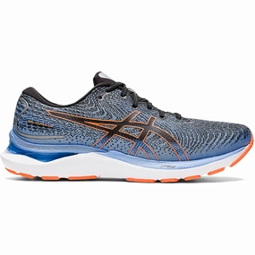 Asics Drop Men's Asics GEL-Cumulus 24, Black/Shocking Orange, 10.5 2E Wide