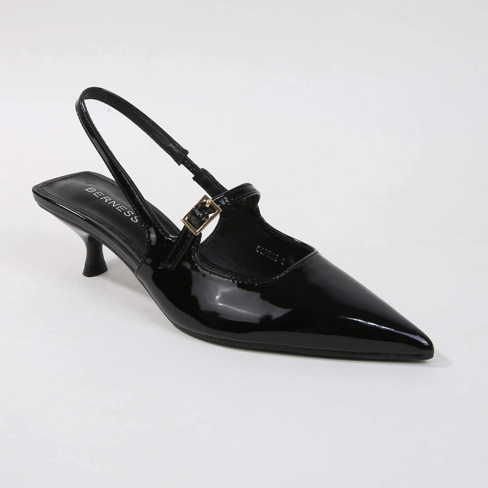Dr Scholl's High Heel Corrie Slingback Kitten Heels with Buckled Strap