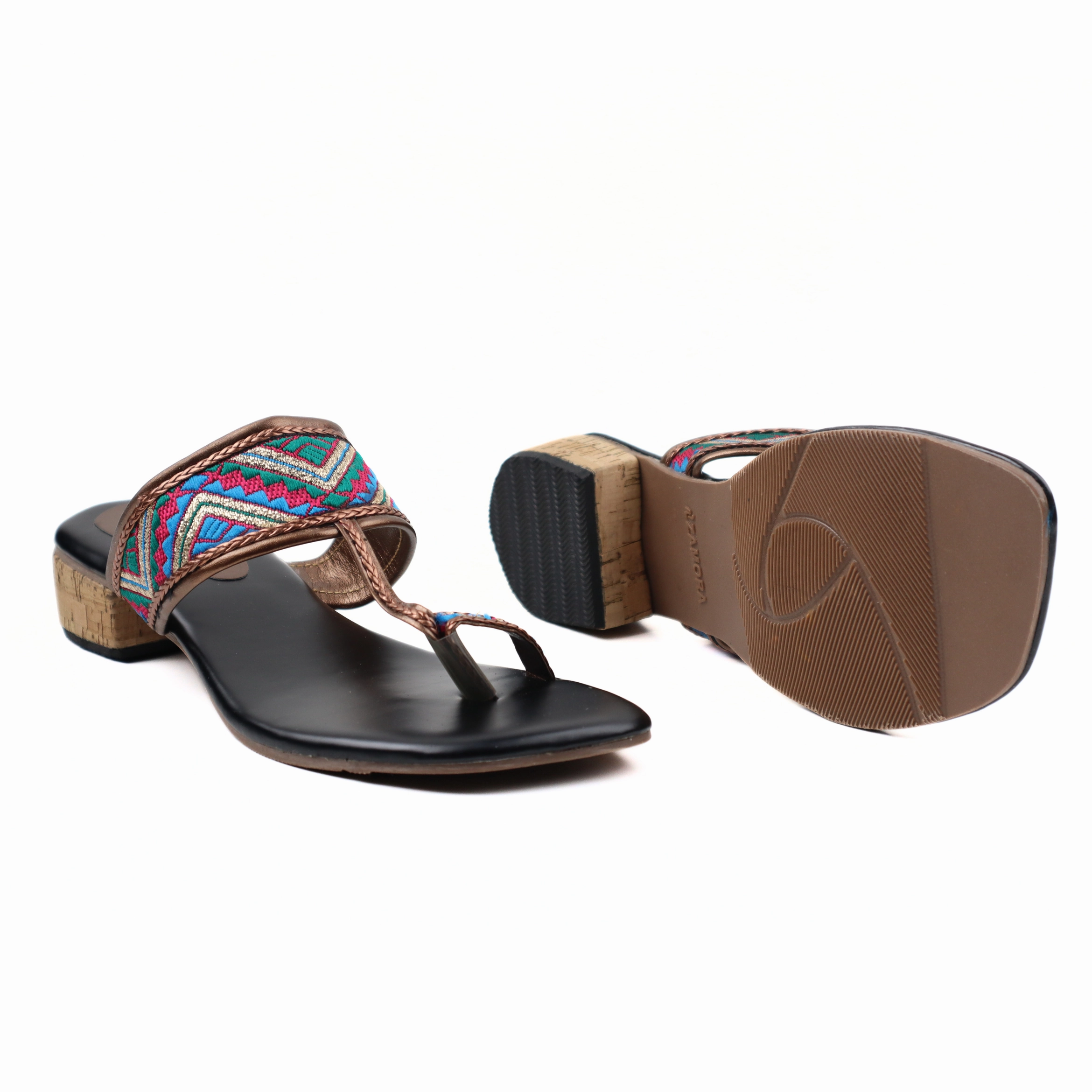 CRAFTSMAN WOMENS SLIP ON SANDALS Graduation Heel Shoes