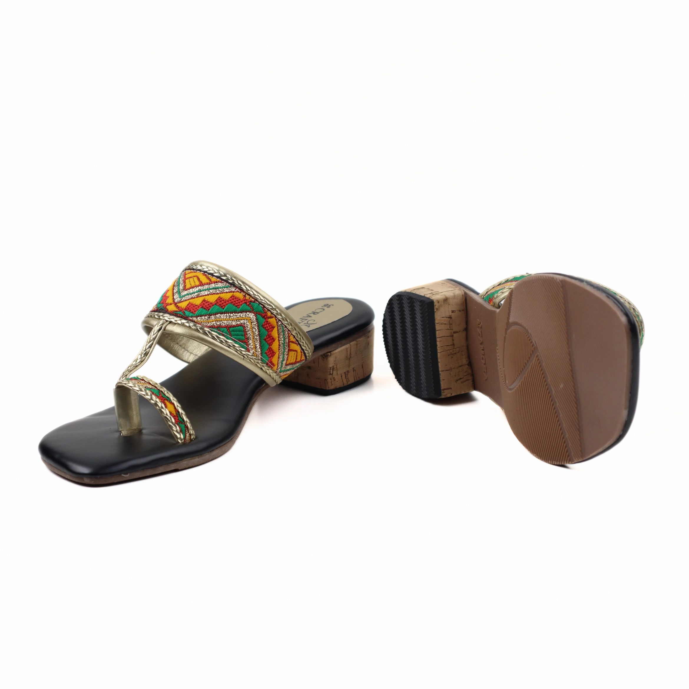 High Heel Sexy CRAFTSMAN WOMENS SLIP ON SANDALS