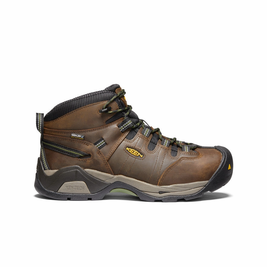 Men's Detroit XT Waterproof Boot (Steel Toe)  |  Cascade Brown/Bronze Green Truly Waterproof Hiking Boots